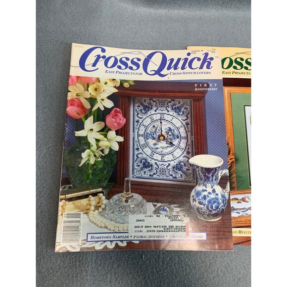 Cross Quick Magazine Lot - Easy Projects For Cross Stitch Lovers 1989 - Picture 2 of 5